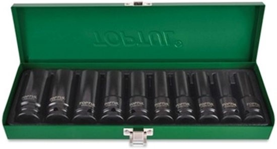 Picture of 1/2' DR DEEP IMPACT SOCKET SET 10PC 10-24MM QGDAD1002