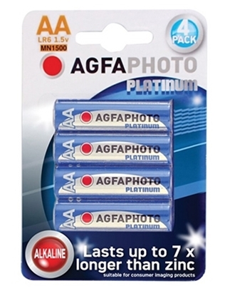 Picture of AGFA PHOTO DIGITAL ALKALINE BATTERY AA CARD 4