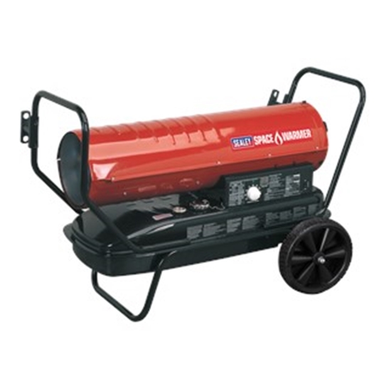 Picture of AB1258 Space Warmer® Paraffin/Kerosene/Diesel Heater 125,000Btu/hr with Wheels