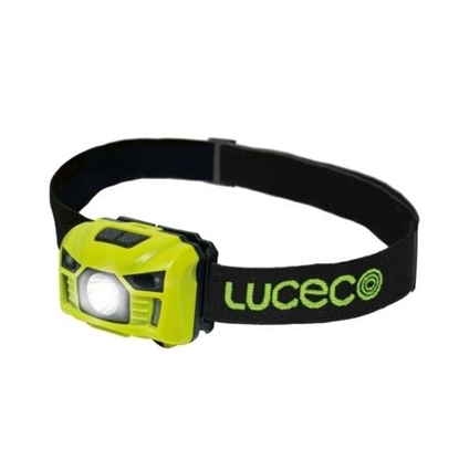 Picture of Luceco USB Rechargeable LED Head Torch Head Light with Motion Sensor Control