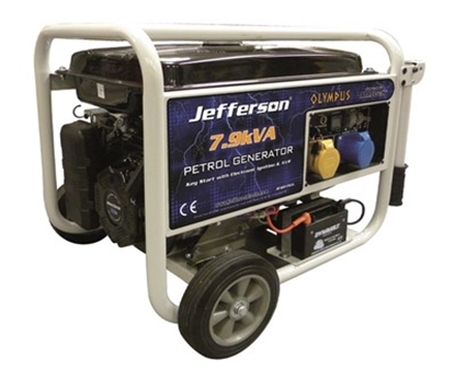 Picture of 7.9kVA Petrol Generator Electric Start AVR JEFGENPET63EL