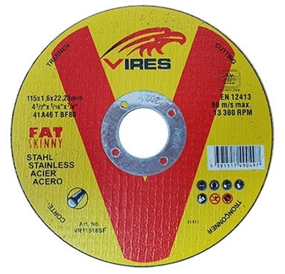 Picture of STAINLESS STEEL CUTTING DISC 115MM X1.6MM X22MM- PACK OF 25