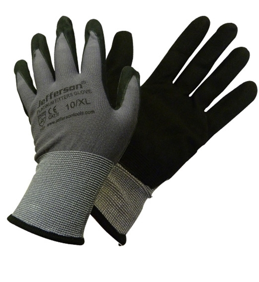 Picture of BLACK PLATINUM FITTERS GLOVES X LARGE