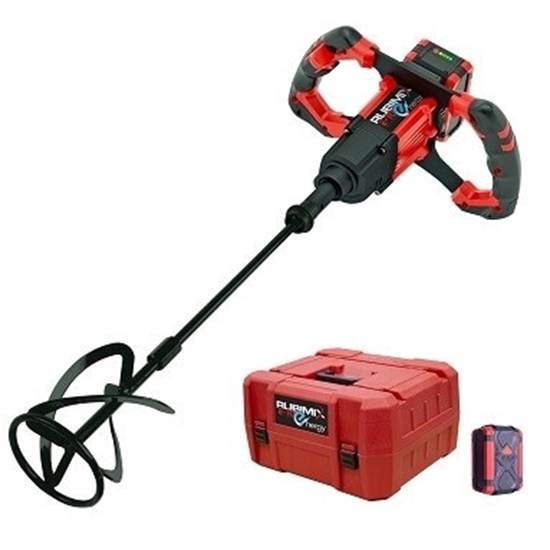 Picture of Rubimix E-10 ENERGY Cordless Mortar Mixer - With 18v Battery 26965
