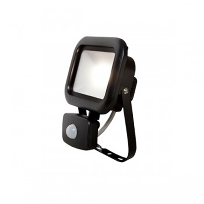 Picture of Robus Remy 10W 3000K Black LED Floodlight with PIR Sensor