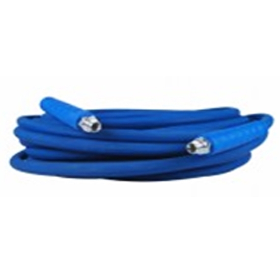 Picture of 3/8" Blue Hose with 3/8" M - 3/8" F Ends 12M
