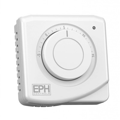Picture of CMF Room frost thermostat with a range of -5…15˚C. This thermostat is an ideal solution for frost protection.