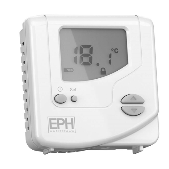Picture of CRT2 Battery operated digital non programmable thermostat
