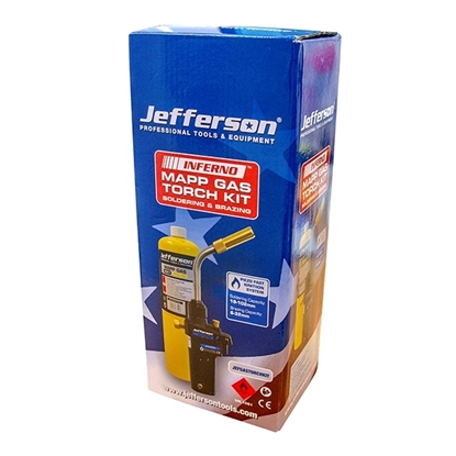 Picture of Soldering & Brazing Gas Torch & Mapp Gas Kit - JEFGASTORCHKIT