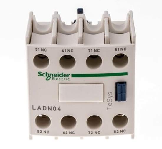 Picture of Front Mount Auxiliary Contact With Screw Terminal, 4NC LADN04