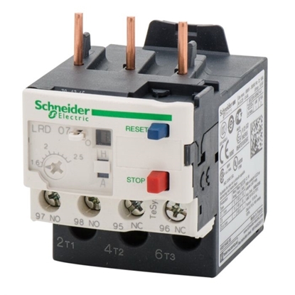 Picture of Schneider Electric Overload Relay NO/NC, 1.6 → 2.5 A, 2.5 A LRD07