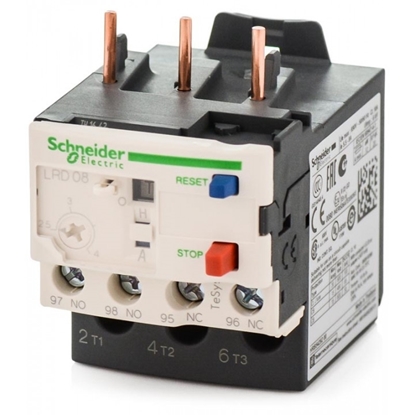 Picture of Schneider Electric Overload Relay NO/NC, 2.5 → 4 A, 4 A LRD08