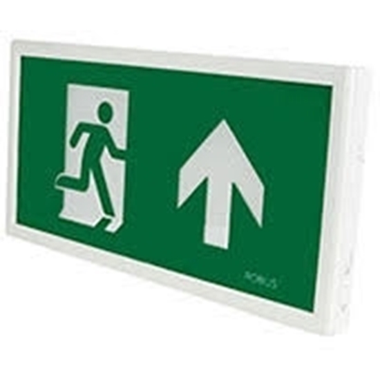 Picture of REX 3.5W Maintained Slim Exit Box c/w UP, DOWN, LEFT, RIGHT Legends [White]