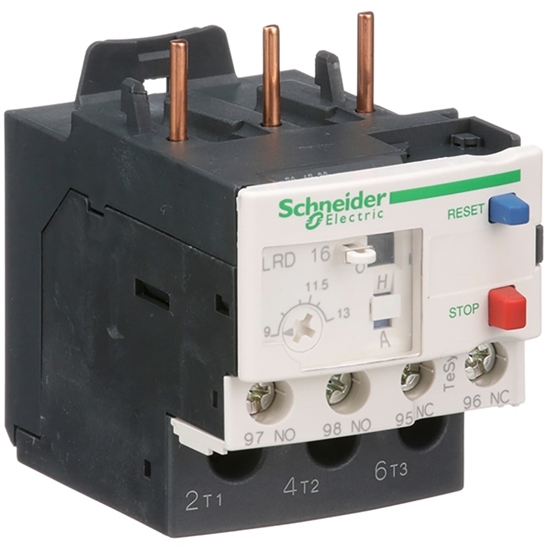 Picture of Schneider Electric Thermal Overload Relay NO/NC, 9 → 13 A, 13 A LRD16