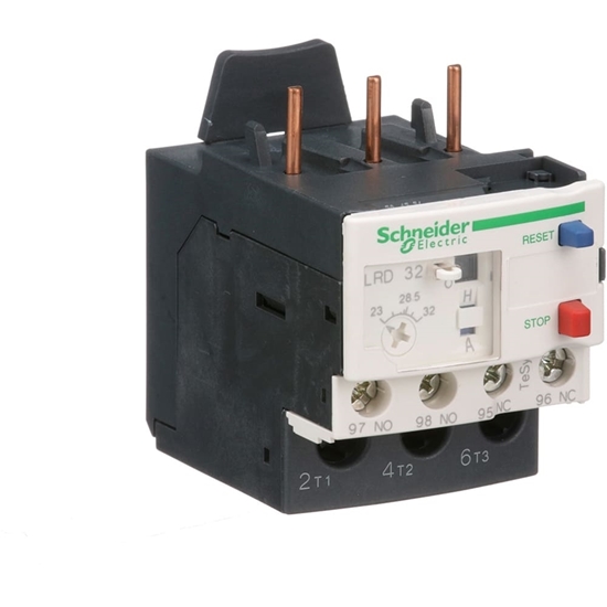 Picture of Schneider Electric Thermal Overload Relay NO/NC, 23 → 32 A, 32 A  LRD32