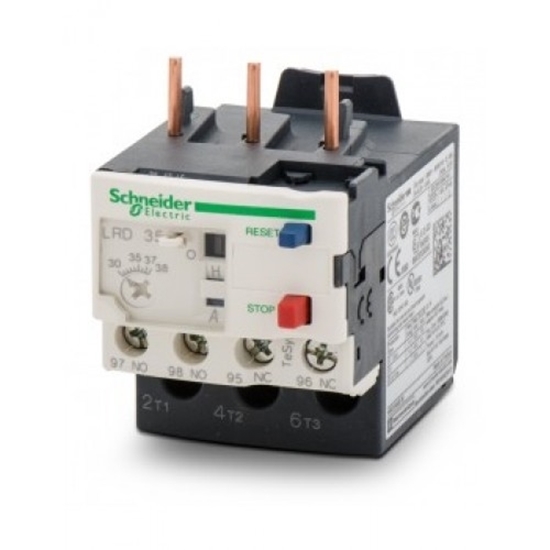 Picture of Schneider Electric Thermal Overload Relay NO/NC, 30 → 38 A, 38 A LRD35