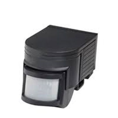 Picture of MOTION DETECTOR 180°, 10 seconds 10 minutes, IP44, Black