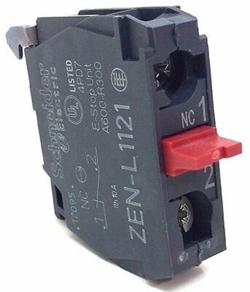 Picture of Schneider Electric Harmony XAL Contact Block 1NC Screw terminal ZENL1121