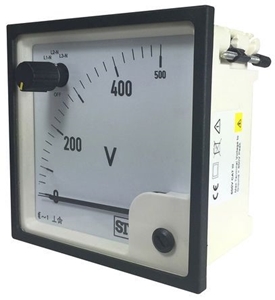 Picture for category AC Ammeter/Voltmeter c/w Selector Switch