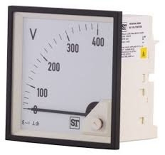 Picture of Voltmeter 72 x 72 300V, Scale 0- 300V  EQ74-V68X2N1CAW0ST