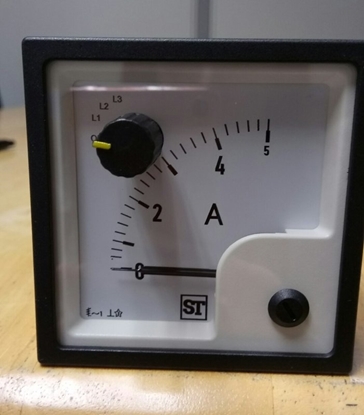 Picture of Ammeter c/w Switch 72x72 5Ax1 SS74-I0312N1CA40ST