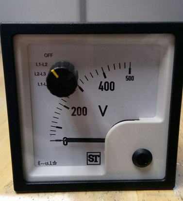 Picture of Voltmeter c/w Switch 72x72 0-500V SS74-V2VX2N1CA40ST
