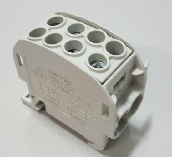 Picture of 202A 35mm2 Distribution Block Grey 080210-0-4