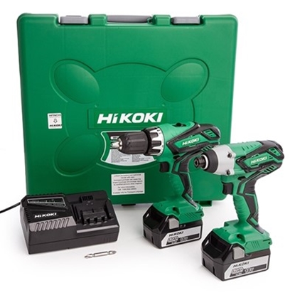 Picture of HiKoki KC18DGL 18V 2 X 5.0Ah 2 Piece Cordless Kit