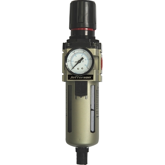 Picture of 1/2" Outlet Filter Regulator C/W Gauge - JEFFR4000-04