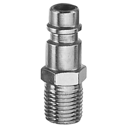 Picture of High Flow 1/4" x 3/8" BSPT Male Plug - JEFA027-CD