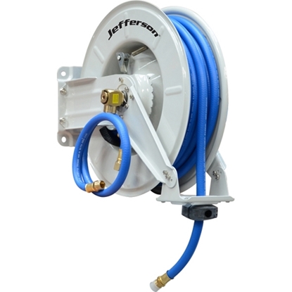 Picture of 15m 3/8" Industrial Auto Retracting Air Hose Reel - JEFHOSRLH15-3-8