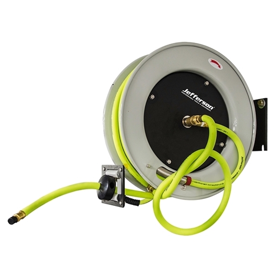 Picture of 15m Retractable High-Vis Reel Hybrid Hose - JEFHOSRLHY15-1-4