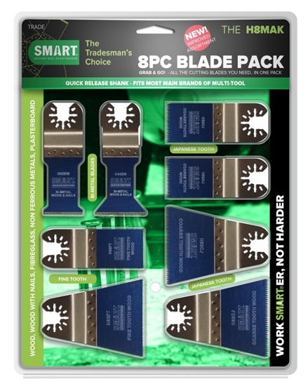 Picture of SMART 8 PIECE MULTI-TOOL BLADE SET