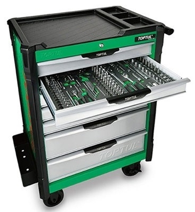 Picture of 213Pc W/7-Drawer Mechanics Tool Trolley QGE21322