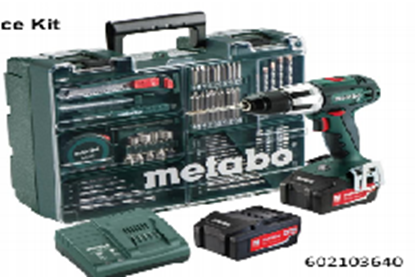 Picture of SB18LT KIT CORDLESS HAMMER DRILL 2x18v 4.0ah Li-On Batteries, Charger, Case & 79pce Kit