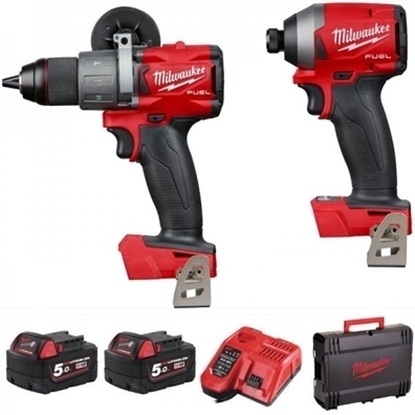 Picture of Milwaukee M18FPP2A2-502X 18V FUEL Combi Drill & Impact Driver