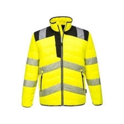 Picture of PW371 - PW3 Hi-Vis Baffle Jacket Yellow/Black - L