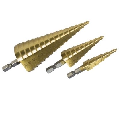 Picture of 3pc HSS Step Drill Set