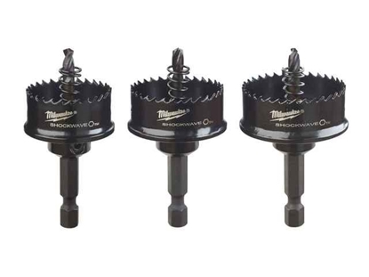 Picture of MILWAUKEE 49224800 22/29/35MM SHOCKWAVE IMPACT DUTY HOLE SAWS 3PK