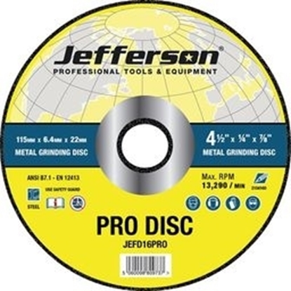 Picture of 4.5" Metal Grinding Abrasive Disc 22mm Bore JEFD16PRO
