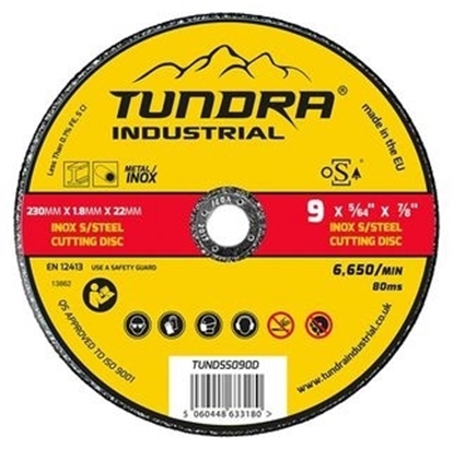 Picture of Tundra Industrial 9" INOX Cutting Disc TUNDSS090D