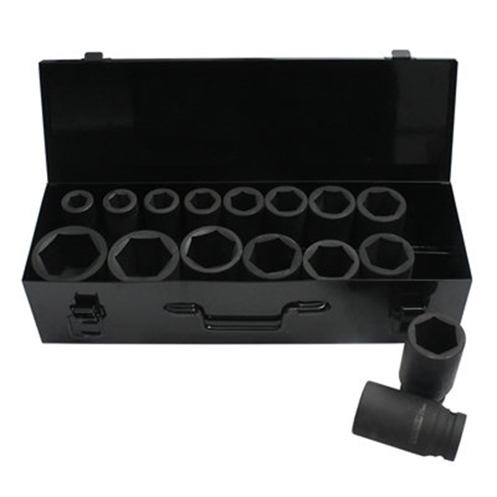 Picture of Normex 14-pcs. Deep Impact Socket Set 3/4" dr.