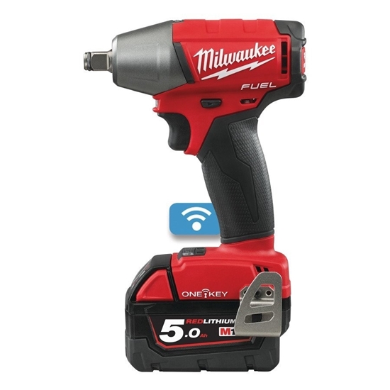 Picture of Milwaukee [M18ONEIWF12-502X]  FUEL ONE-KEY 1/2" Impact Wrench (2x5Ah)