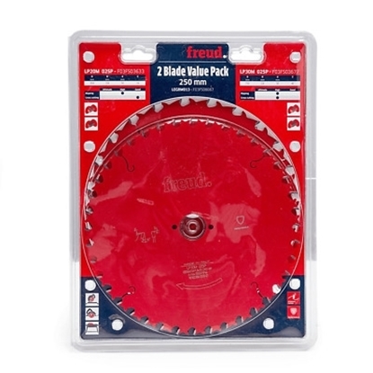Picture of Freud F03FS08087 Circular Saw Twin Pack for Wood 250mm x 2.8 x 30