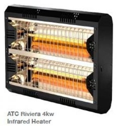Picture of ATC Riviera Outdoor Quartz Infra-Red Heater (2000W - Black)