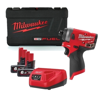 Picture of Milwaukee [M12FID-602X] 12V FUEL Compact Impact Driver (2x6Ah)