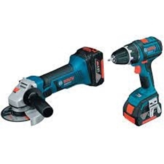 Picture of Bosch GSB 18V-LI Combi Drill & GWS 18V-Li Angle Grinder Twin Kit