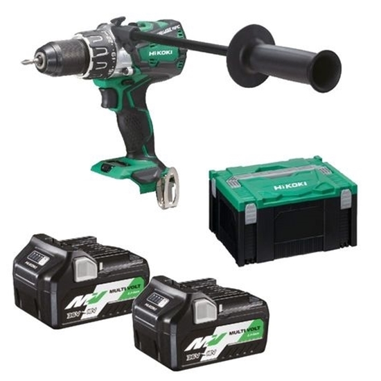 Picture of HKDV18DBXL-JRZ Hikoki 18V brushless combi drill c/w 2 x 5.0ah Multivolt Li-ion batteries