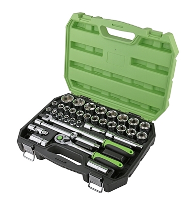 Picture of 34 Piece 1/2" Drive Socket Set JEFSOC014