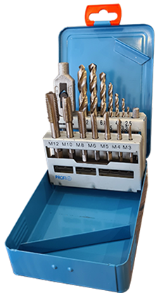 Picture of Vires HSS Hand Tap Drill Bit Set M3-M12 VRHTDBS